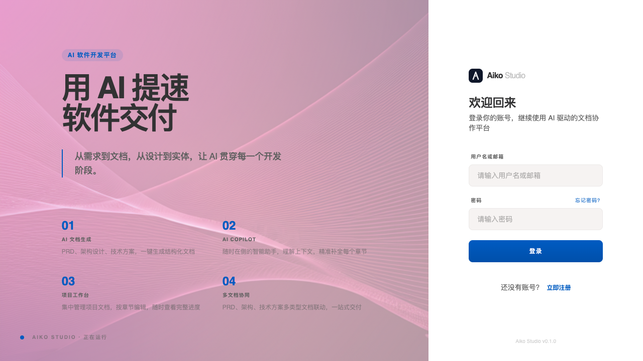登录页